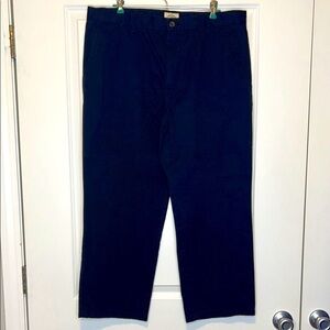 St. John's Bay Black Chinos Straight-Leg Cropped